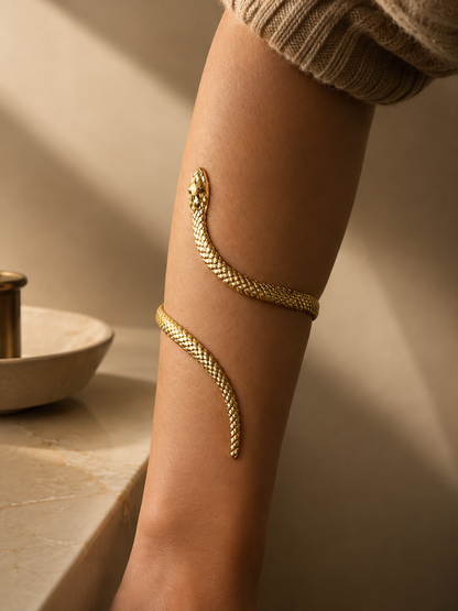 Brazalete de serpiente ajustable - las Diosas se reconocen