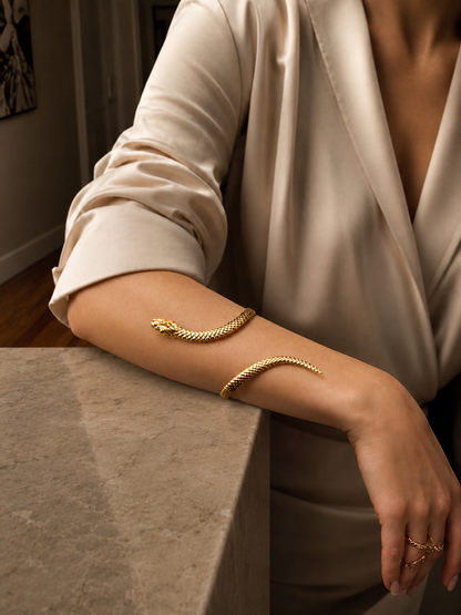 Brazalete de serpiente ajustable - las Diosas se reconocen