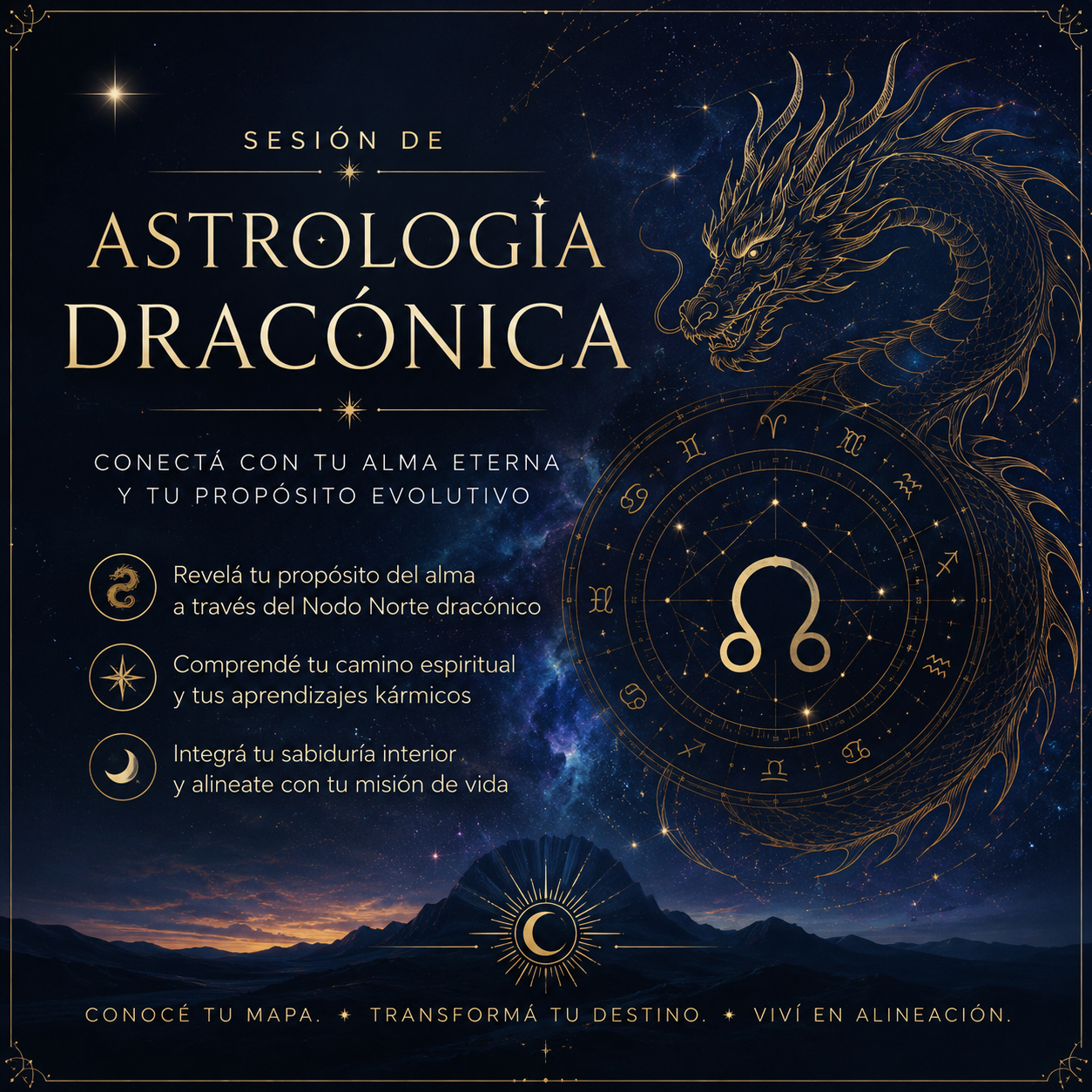Sesión de Astrología Dracónica · El mapa del alma
